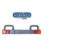 PARAURTI POSTERIORE GRIGIO PEG PEREGO GAUCHO 12 V.-24 V. COMPLETO DI FANALINI