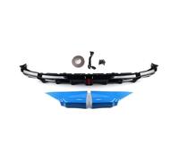 Paraurti Posteriore Paraurto Per Civic 11th 2022-2025 Diffusore Paraurti Posteriore Labbro Con Luce Freno A LED Coda Boot Spoiler Laterale Splitter Copertura Angolare(Booster Blue)