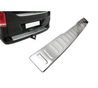Paraurti Posteriore per Mercedes Vito Classe V | W447 | Dal 2014+ Acciaio Inox Opaco Protezione per Bordo Bagagliaio Carico