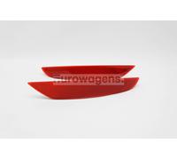 Paraurti Posteriore Riflettore Set Per VW Golf MK6 08-09 Rosso Coppia SX Destro
