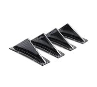 Paraurti Posteriore Spoiler Spoiler Diffusore Paraurti Posteriore Modificato Per Auto Universale Da 4 Pezzi Nero ＆ Labbro Rosso In ABS(Bend Carbon)