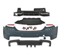 PARAURTI POSTERIORE sportivo tuning fori sensor bmw Serie 5 F10 dal 2010 al 2017