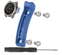 Paraurti protettivi di ricambio compatibili con Garmin Fenix 8/Tactix 8/Quatix 8, strisce anti-collisione con cacciavite e viti (Blu, 47mm)