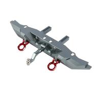 Paraurti RC Compatibile Con TRX4 Per Defender Per Bronco 1/10 RC Crawler Car Upgrade Parts 1 Pz Paraurti Posteriore In Alluminio Con Gancio Di Traino