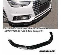Paraurti Splitter Anteriore Per Audi 2015-2018 A4 Pre-facelift Spoiler Labbro