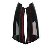 Paraurti splitter flap nero lucido effetto carbonio Pp plastica compatibile migliorato per Trio Series E90 E91 per 330i M Tech paraurti anteriore 20052008 Progettato 320i Featurin (nero sku)