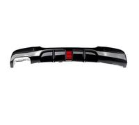 Paraurti Stile Diffusore Posteriore Per Bmw Per E90 Per E91 320d 325d 330d 335i 2005-2013 Luci A LED Diffusore Posteriore Paraurti Lip Splitter(Black a)