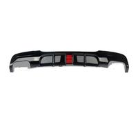 Paraurti Stile Diffusore Posteriore Per Bmw Per E90 Per E91 320d 325d 330d 335i 2005-2013 Luci A LED Diffusore Posteriore Paraurti Lip Splitter(Nero)