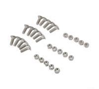Paraurti Viti Kit 30 Pezzi Acciaio Inox 4A00080-A Compatibile Con per Chevy II per Nova Malibu per Camino per Carlo 1962-1972 Antiruggine OEM Filettatura Per Riparazione Montaggio Anteriore Posteriore