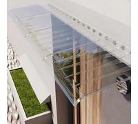 Paravent - Tenda da balcone impermeabile per esterni, 35 x 240 cm, senza trapano, parasole laterale per terrazza e balcone, pieghevole, regolabile, resistente alle intemperie, protezione solare