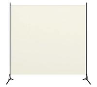 Paravento a 1 Pannello,Pannello Divisore per la Stanza Divisoria Interno Decorazioni Per patio, ufficio, casa, ospedale Bianco Crema 175x180 cm