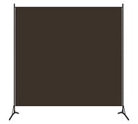 Paravento a 1 Pannello,Pannello Divisore per la Stanza Divisoria Interno Decorazioni Per patio, ufficio, casa, ospedale Marrone 175x180 cm