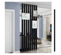 Paravento a colonna pavimento a soffitto,divisore per stanze,paravento per ingresso con colonna da pavimento a soffitto，divisore in listelli di per ingresso decorativo(8 root,165cm/64.9in/5.41ft)