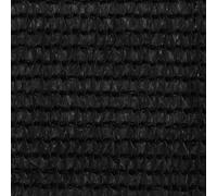 Paravento da Balcone Nero 90x300 cm in HDPE
