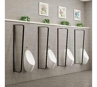 Paravento da parete per orinatoio per toilette da uomo, divisorio per orinatoio per una maggiore privacy, durevole e facile da installare (set da 1 pezzo)