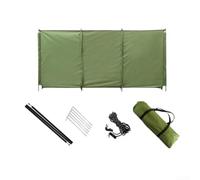 Paravento da per campeggio 520cm Tessuto Anti-Strappo Paravento | Tessuto Oxford 210D, agli strappi, ideale per vento per forte, dimensioni 520x140cm, colore verde