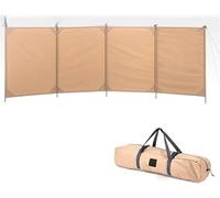 Paravento da spiaggia Riparo for attrezzatura da esterno, parasole, telo antipioggia, for tenda, schermo frangivento campeggio, recinzione antivento, facile montare