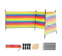 Paravento da spiaggia Schermo for la privacy da campeggio, schermo antivento spiaggia, barriera, riparo, portatile, for esterni(M)