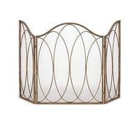 Paravento decorativo per caminetto a 3 pannelli, protezione dalle scintille, a prova di bambino, decorazione per interni di Halloween, 127 x 78 cm, matrimonio