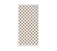 Paravento divisorio per esterni, installazione rapida, telaio di supporto per piante per patio, 90 x 90 cm, bianco, ideale per cortile, prato e spazi esterni