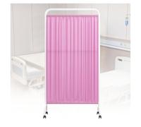 Paravento Divisorio - Protezione Privacy Paravento, Schermo Per La Privacy Medica Portatile Con 1-5 Pannelli, Divisorio Per Ambienti Alto 6 Piedi Con Ruote Per Clinica/salone Di Bellezza(Pink,1-Panel)
