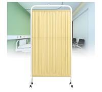 Paravento Divisorio - Protezione Privacy Paravento, Schermo Per La Privacy Medica Portatile Con 1-5 Pannelli, Divisorio Per Ambienti Alto 6 Piedi Con Ruote Per Clinica/salone Di Bellezza(Yellow,4-Pane