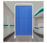 Paravento Divisorio - Protezione Privacy Paravento, Schermo Per La Privacy Medica Portatile Con 1-5 Pannelli, Divisorio Per Ambienti Alto 6 Piedi Con Ruote Per Clinica/salone Di Bellezza(Dark Blue,3-P