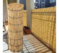Paravento ecologico in bambù per balconi e recinzioni decorative (1,2 x 6,7 m) perfetto per patio esterno e cortile soluzioni per la privacy
