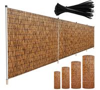 Paravento in bambù, 175 x 800 cm, protezione dai raggi UV, impermeabile, per esterni, per giardino, patio, villa, 175 x 800 cm, protezione solare ecologica