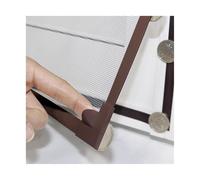 Paravento magnetico per finestra, regolabile fai da te si adatta a qualsiasi dimensione, rete ignifuga con slot per schede, design versatile per una facile installazione, 45 opzioni di dimensioni