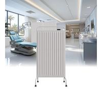 Paravento Medico Per La Privacy, Divisorio Per Ambienti, Divisorio Pieghevole Su Ruote Per Pronto Soccorso, Reparti E Monitoraggio In Terapia Intensiva - Barriera Temporanea Con Tende(White,1pcs)
