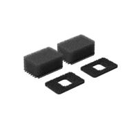 Paravento microfono Insta360 CINSBBMR Spugna Nera Compatibile X4 6 pezzi