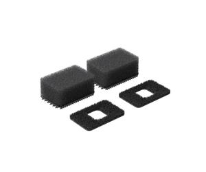 Paravento microfono Insta360 CINSBBMR Spugna Nera Compatibile X4 6 pezzi