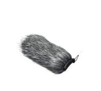 Paravento Microfono Pelo Microfono sulla fotocamera Accessorio for microfono antivento Professionale Soft Pop Fliter facile da usare for giornalisti indoor e outdoor(21CM)