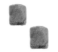 Paravento Microfono Pelo Muffola antivento con microfono peloso for parabrezza, 2 pezzi, Windbuster, Windjammer, Parabrezza copertura in lanugine