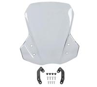 Paravento Moto Compatibile Con Suzuki Per DL650 Per V-STROM 2017-2023 Parabrezza Anteriore Deflettore Protettivo Parti Trasparenti Dello Schermo(Gray)