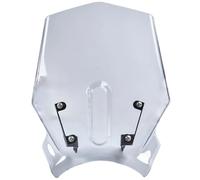 Paravento Moto Per CB1000R Per CB650R 2018 2019 2020 2021 2022 2023 Moto Parabrezza Anteriore Parabrezza Flusso D'aria Vento Deflettore Zanzariera Cupolino Parabrezza (Colore : Chiaro)