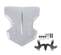 Paravento Moto Per MT-03 Per MT03 2020 2021 2022 Parabrezza Parabrezza Moto Zanzariera Deflettore Del Vento Con Accessori Staffa Cupolino Parabrezza (Colore : Light Smoke)