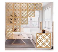 Paravento Pannelli divisori Separe divisorio Divisorio sospeso, Camera da letto fai da te Pannello in plastica di legno Schermi Partizione, Pieghevole Riservatezza Separatore decor da parete con tutti