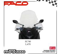 PARAVENTO PARABREZZA FACO 23091 4 STAGIONI YAMAHA XMAX X-MAX 250 2010 - 2013