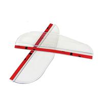 Paravento per auto 2 pezzi Car Styling Specchietto retrovisore sopracciglio pioggia per Lexus RX300 RX330 RX350 IS250 LX570 is200 is300 ls400(Transparent)