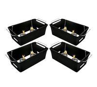 Paravento Per Braciere,Ignifugo Antivento Resistente | Paravento Griglia | Per Giardino, Picnic, Patio, Barbecue, Feste, Matrimoni, Cortile, Interni, Esterni, Eventi Al Coperto E All'Aperto, Buffet