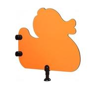 Paravento per orinatoio per bambini, divisorio per WC a pavimento, deflettore per la privacy per servizi pubblici, ideale per aree di servizio, durevole e facile da pulire (colore: grigio)