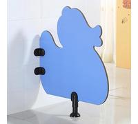 Paravento per orinatoio per bambini, separatore separatore per WC a pavimento, per servizi igienici pubblici, colore blu, per aree di servizio, design adatto ai bambini