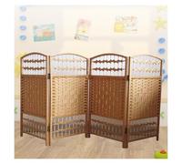 Paravento pieghevole la protezione della privacy, Paravento divisorio pieghevole 4/5/6 pannelli 15,74x31,49 pollici Giallo Bianco(Yellow,31.49 x 15.74in-4 Pieces)