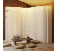 Paravento Pieghevole per la Privacy - Parete divisoria Retrattile in Carta per casa e Ufficio, Efficace separazione degli spazi, Design Elegante e Versatile