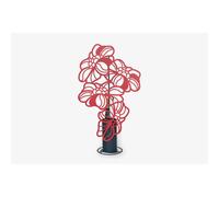 Paravento, Portaombrelli in legno ignifugo Acciaio Jasmine in Acciaio Dimensioni 103x45xh 181 cm rosso fragola e blu grigiastro rosso