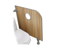 Paravento separatore per WC, divisorio per orinatoio, per luoghi pubblici, per bambini, montaggio a pavimento, 60 x 70 cm
