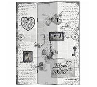 Paravento Separe 3 Pannelli Stampa Fronte Retro Shabby Chic Divisorio 180x120