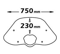 PARAVENTO SUMMER ISOTTA COMPRESO DI ATTACCHI PER HONDA SH 300 2010